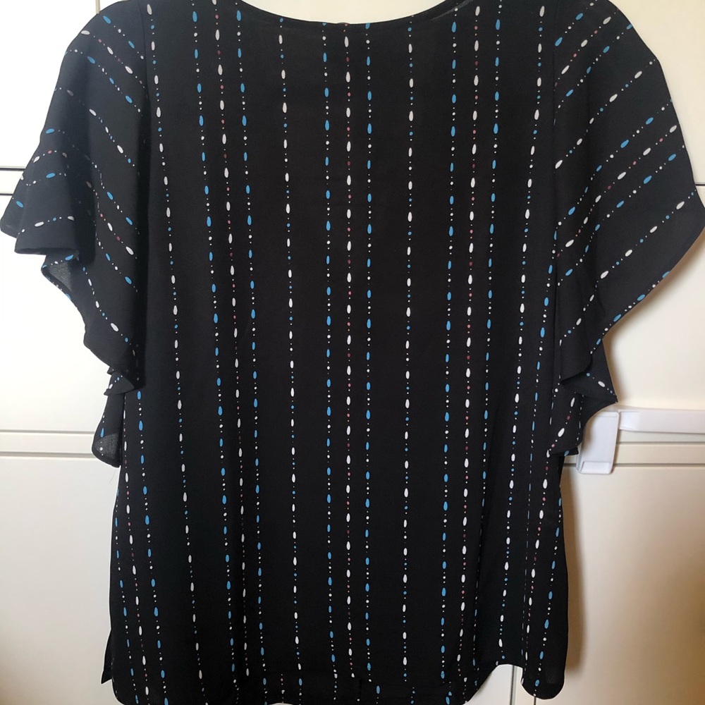 Loft Flutter Sleeve Top, XS